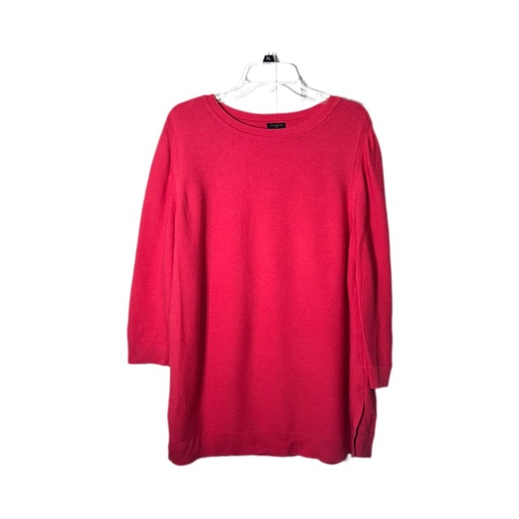 Talbots Sweaters - Talbots Vibrant Pink Crew Neck Sweater
